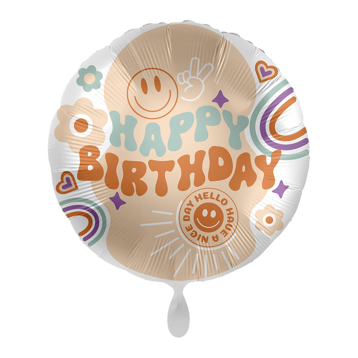 1 Ballon - Hippie Birthday - FRA