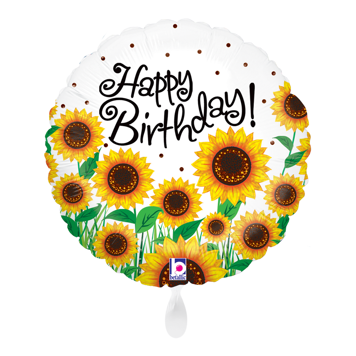 1 ballon - Soleil Tournesols Anniversaire