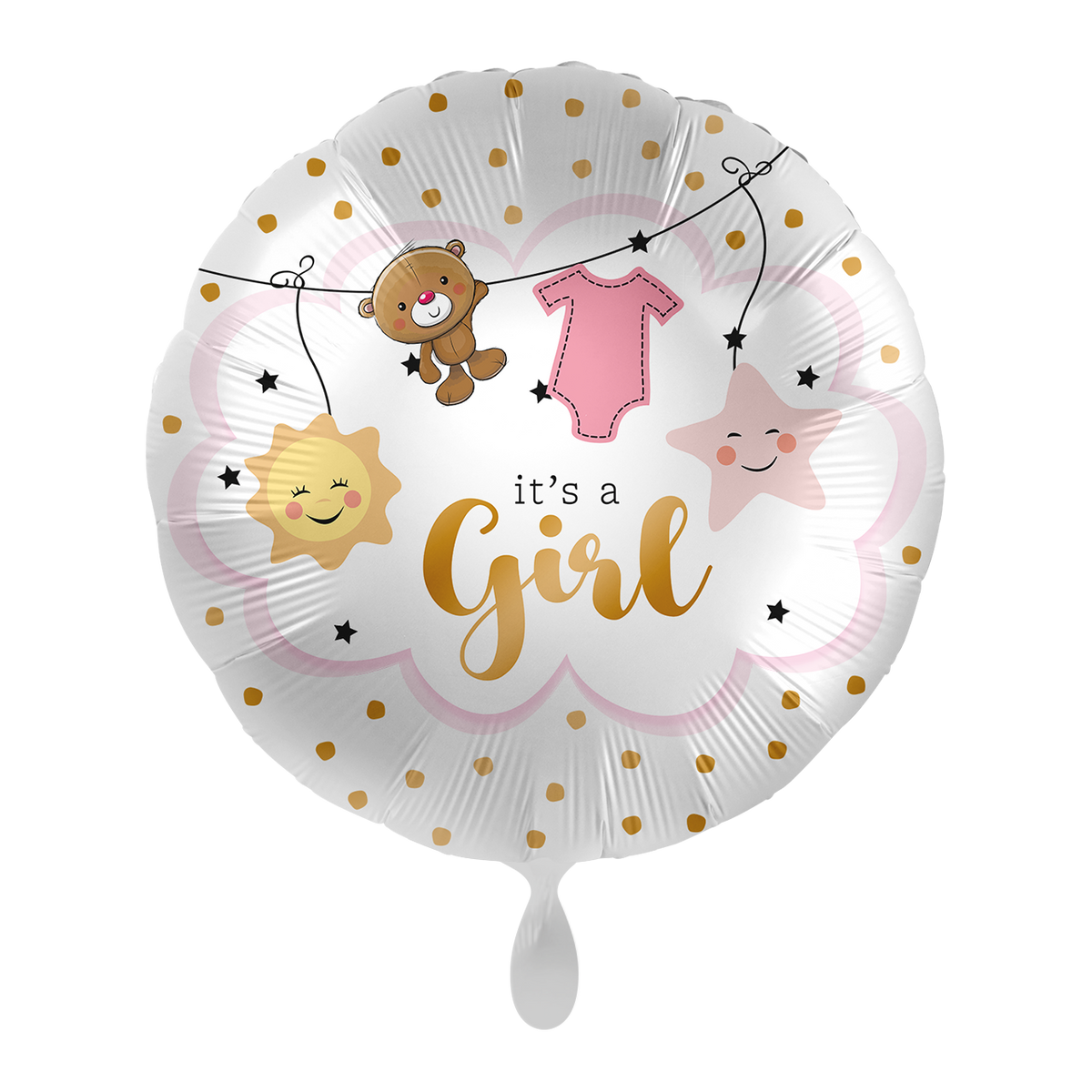 1 Ballon - Baby Girl is Coming - FRA