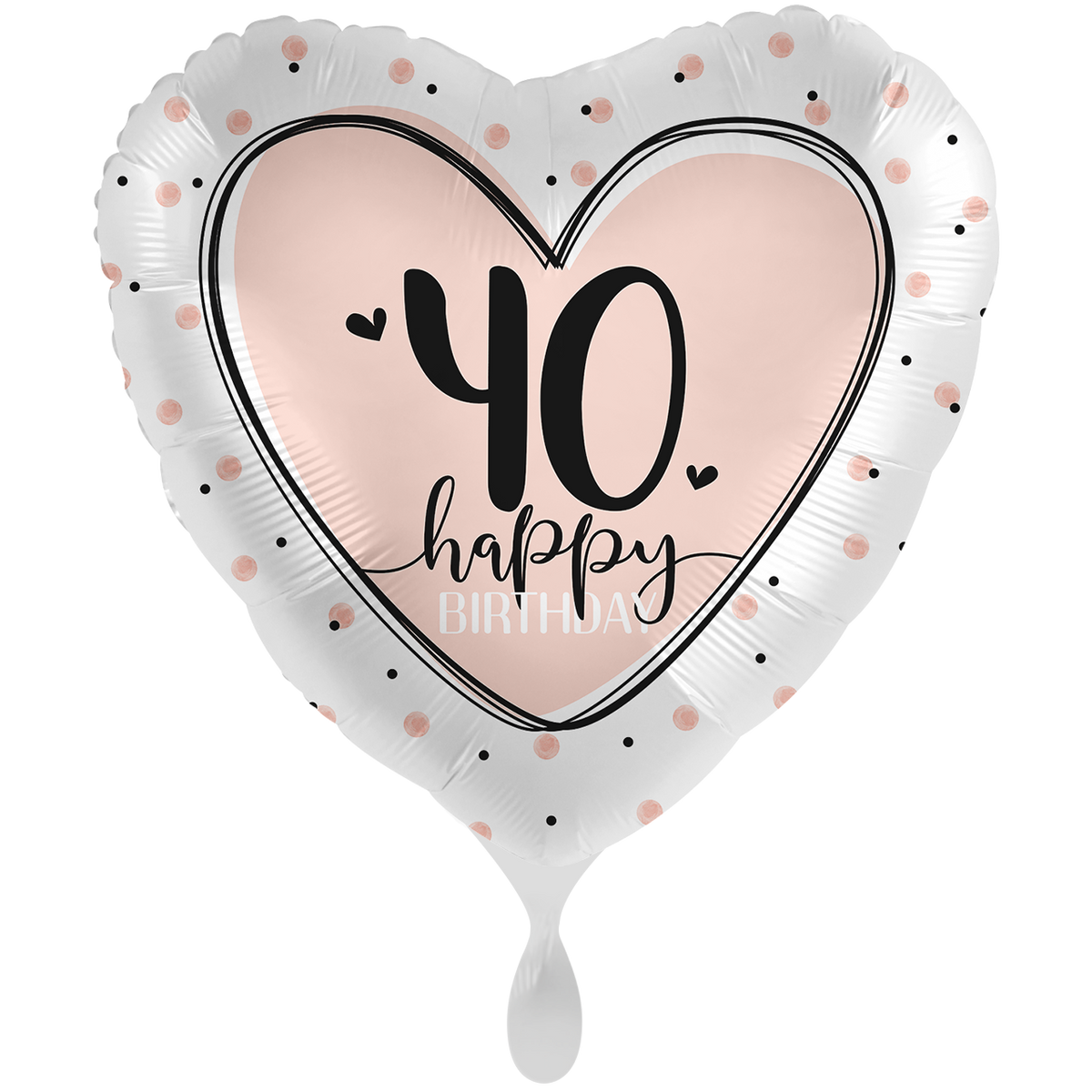 1 Ballon XXL - Lovely Birthday 40 - NL