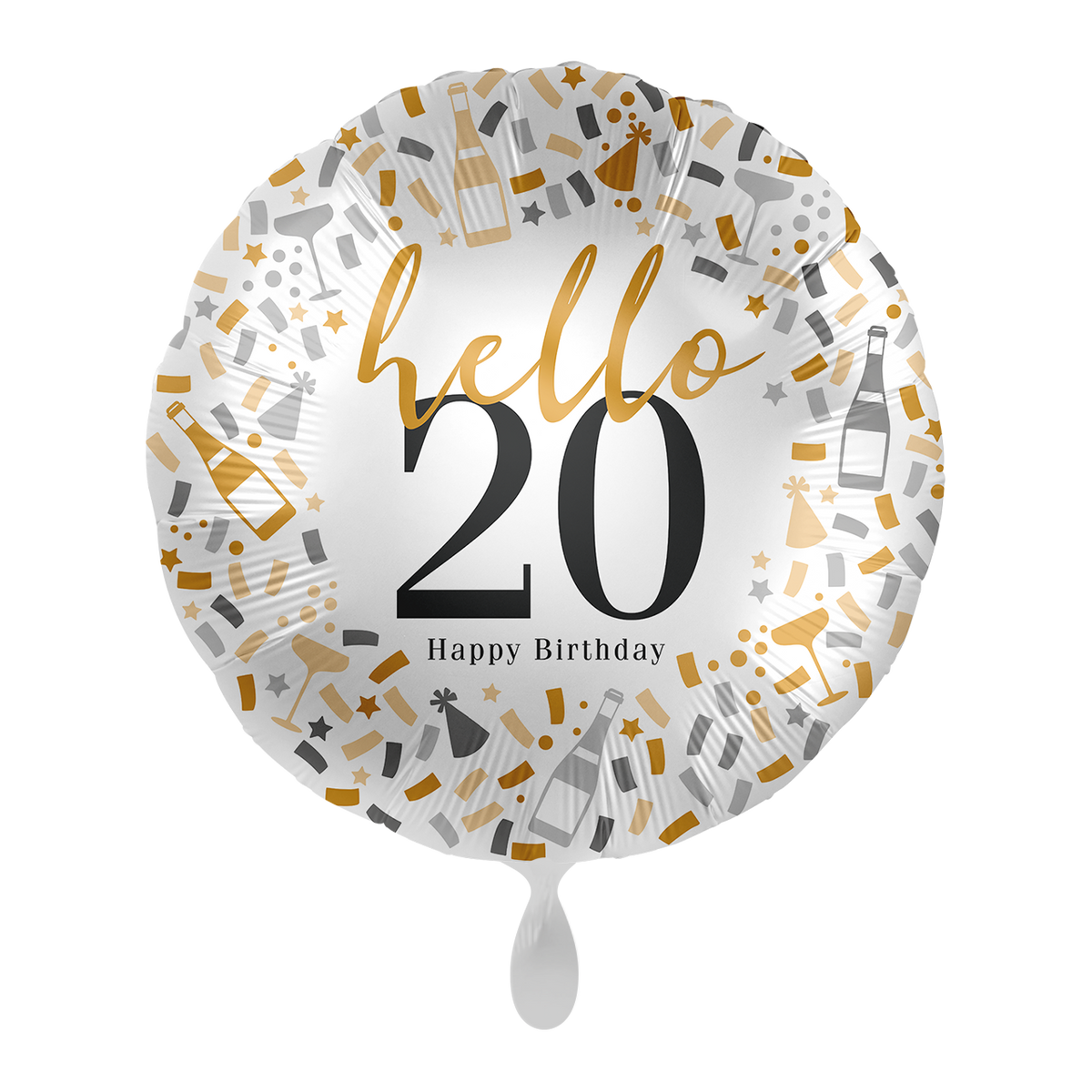 1 Ballon - Hello 20 - ENG