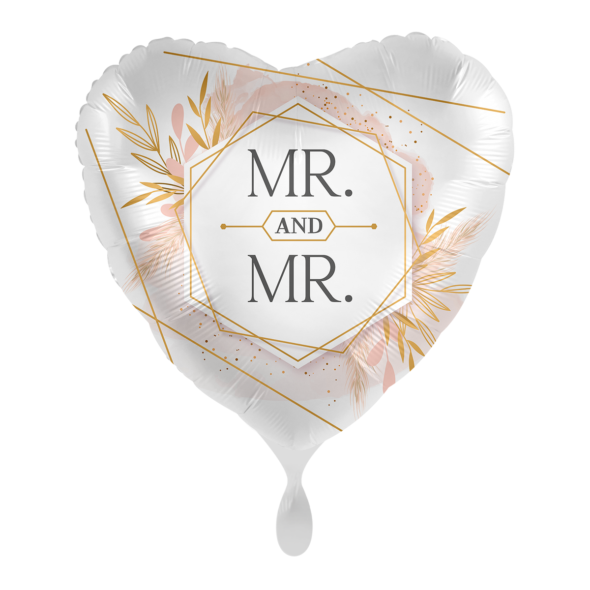 1 Ballon - Mr. & Mr. Modern Blush - NL