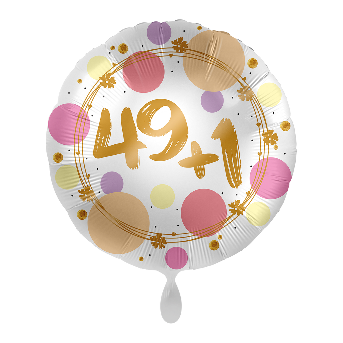 1 Ballon - Shiny Dots 49+1 - UNI