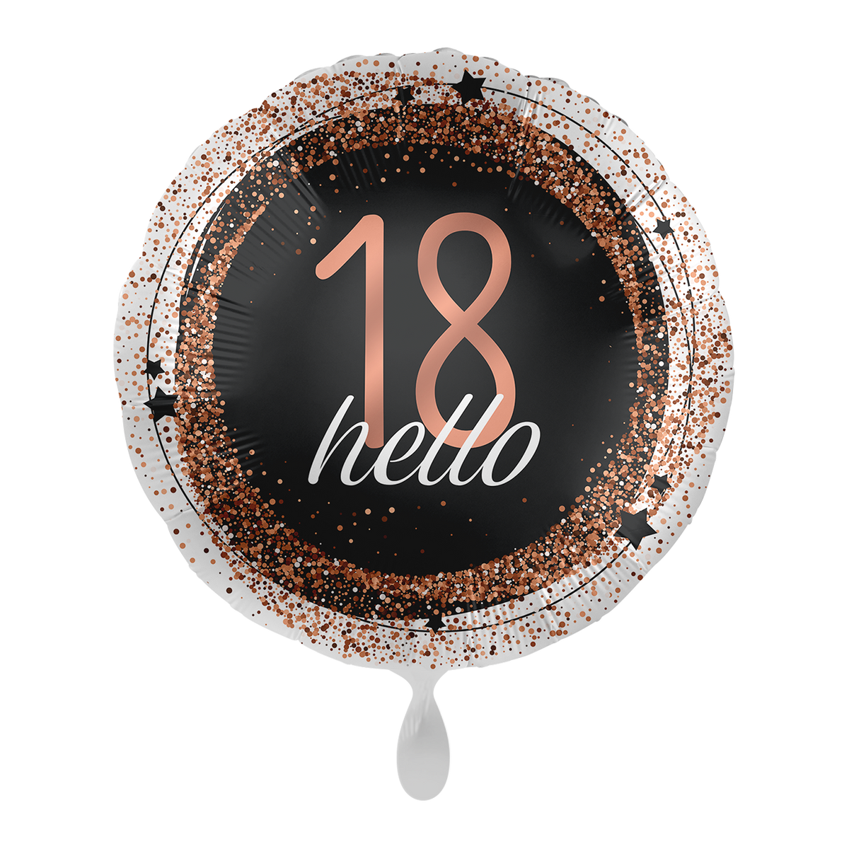 1 Ballon - Paillettes Hello 18
