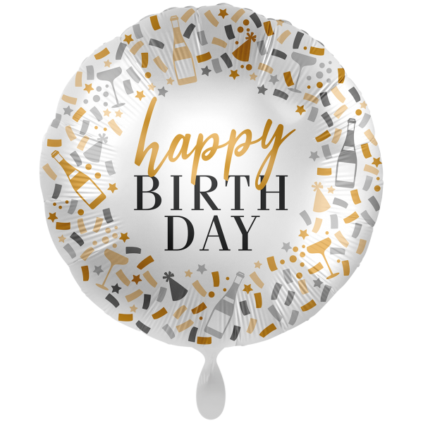 1 Ballon XXL - Bonjour Joyeux Anniversaire