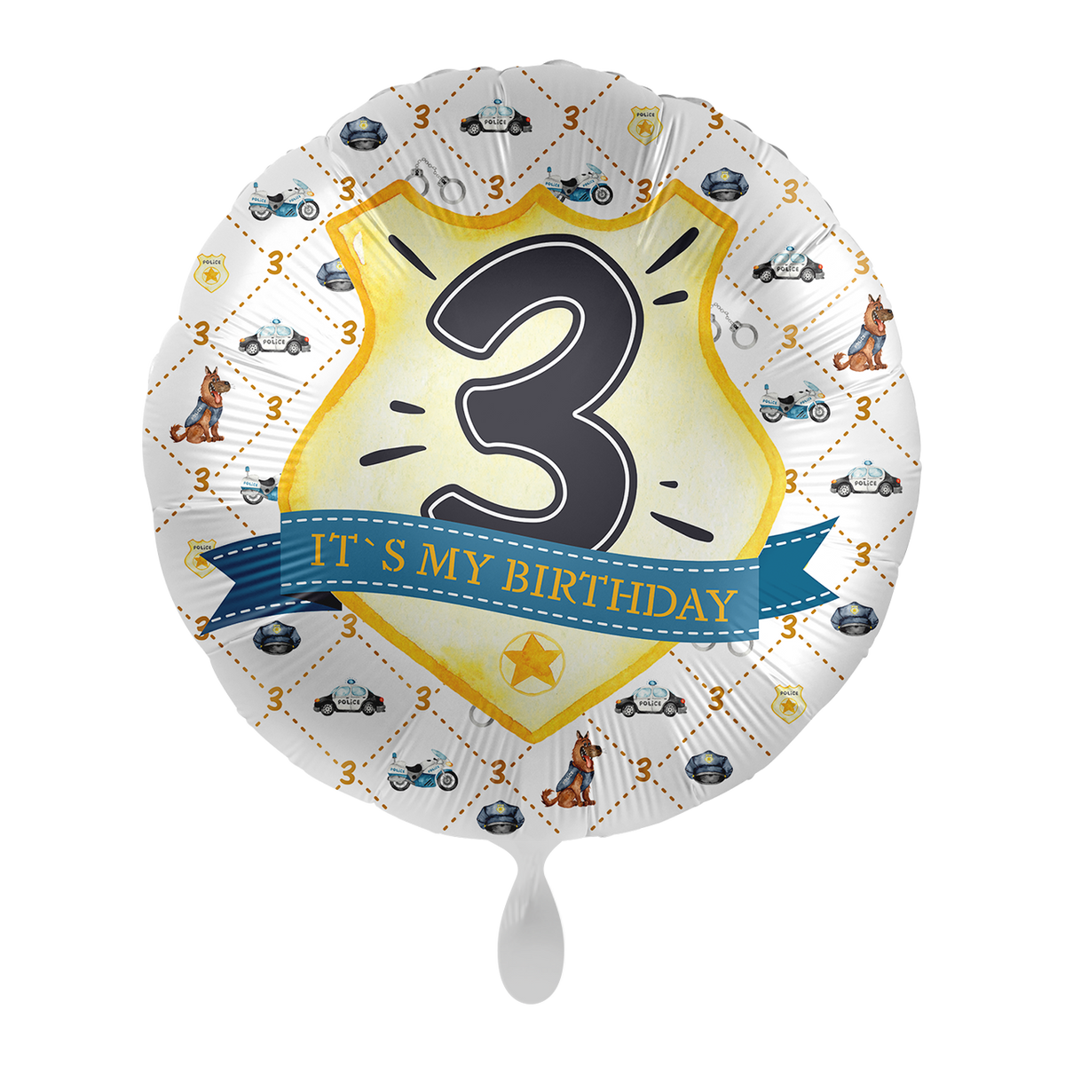 1 Ballon - Police Academy - Trois