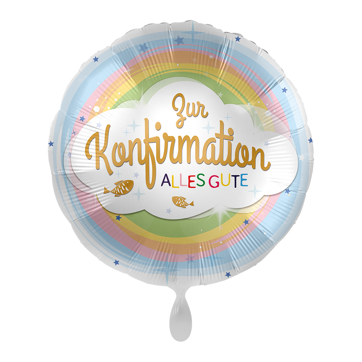 1 Ballon - Confirmation Arc-en-ciel