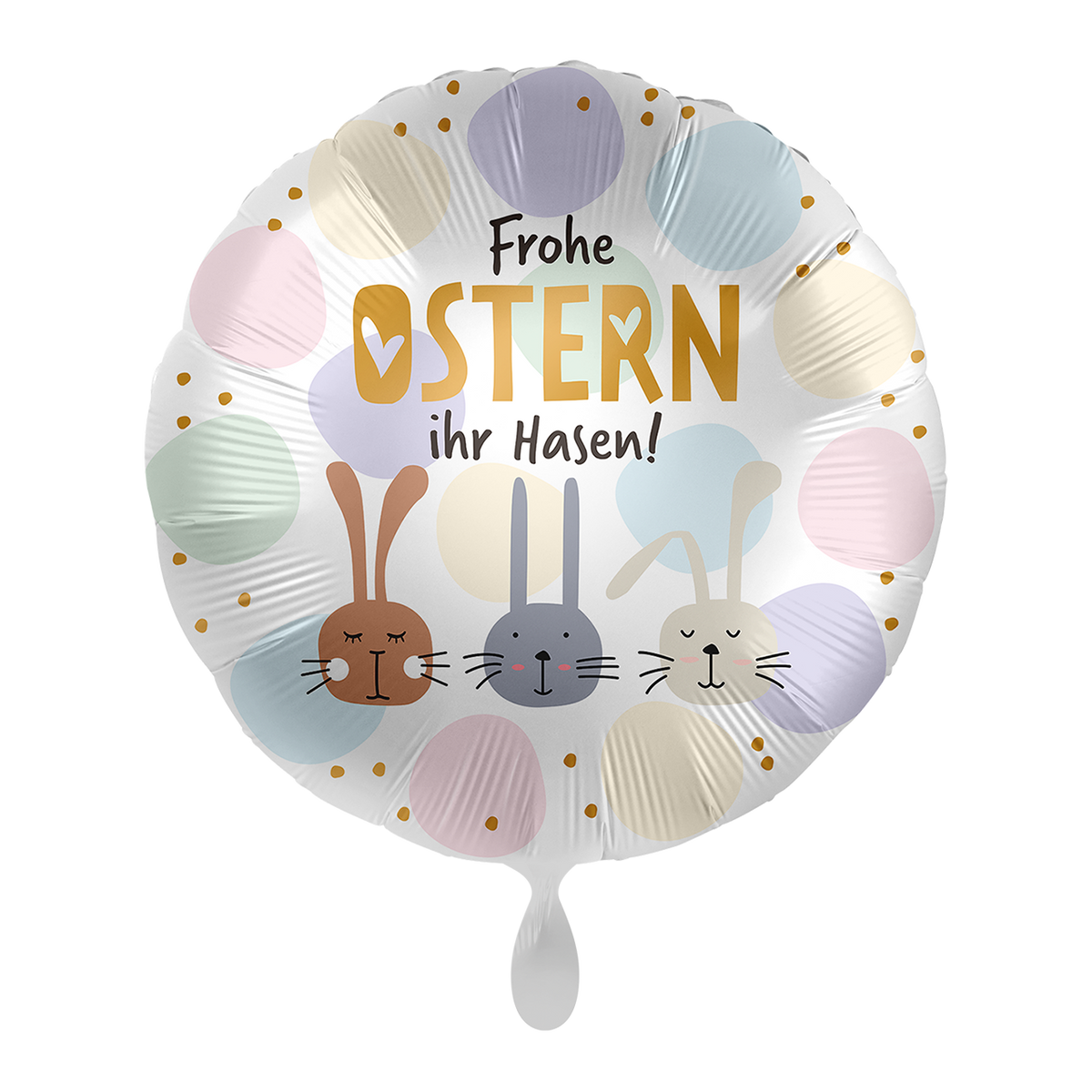 1 Ballon - Happy Easter Bunnies - NL