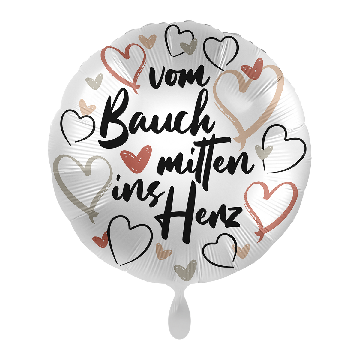 1 ballon - Midden in het hart