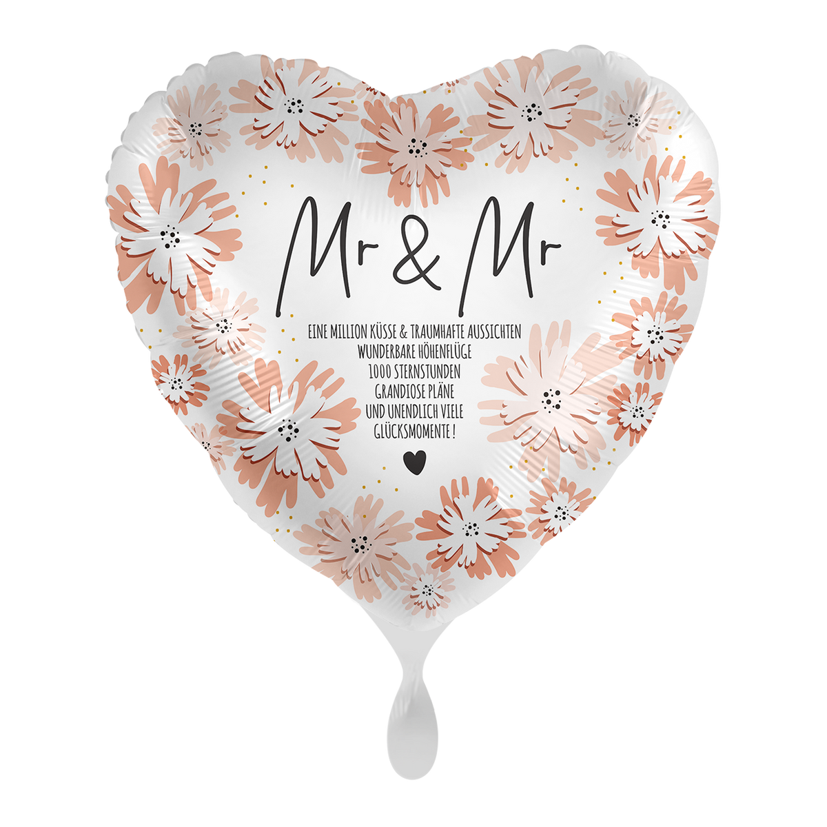 1 Ballon - Blooming Wedding Day Mr. - FRA