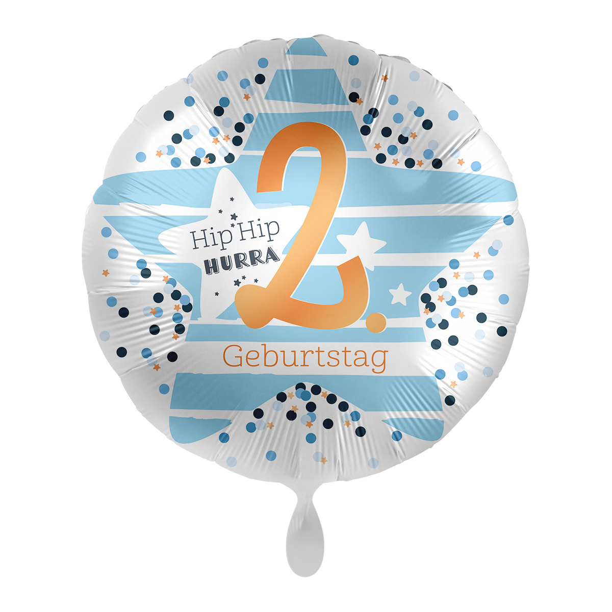 1 Ballon - 2ème Anniversaire Étoiles - FR