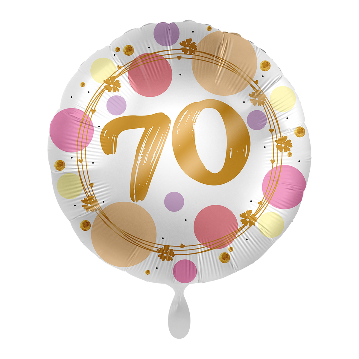 1 Ballon - Pois brillants 70 - UNI