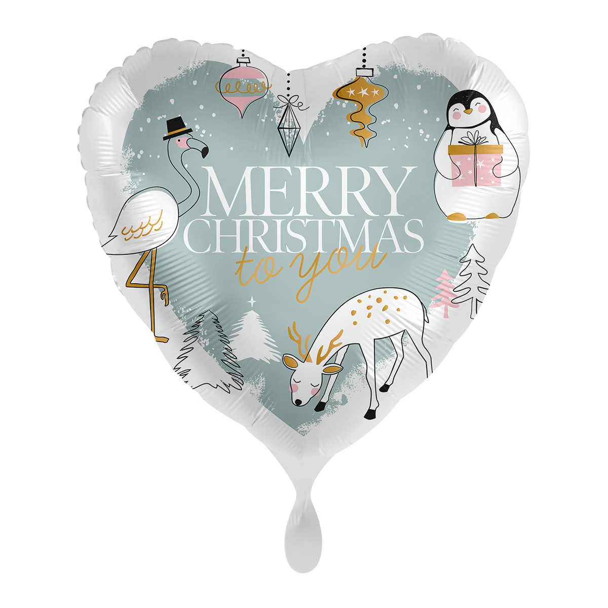 1 Ballon - Christmas Friends - FR