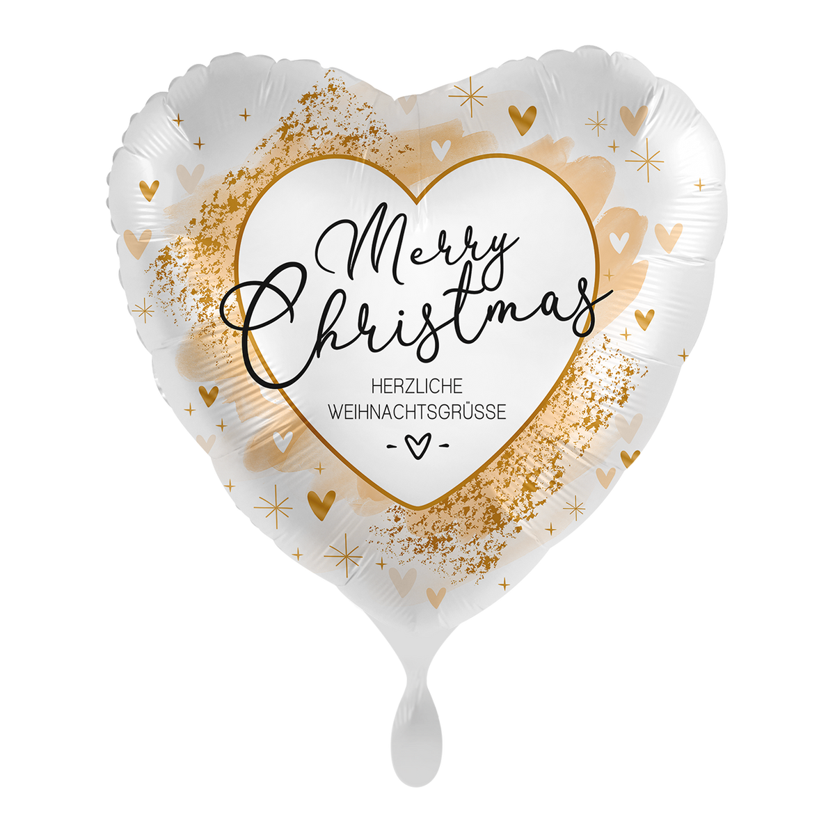 1 Ballon - Smooth Christmas Gold - NL