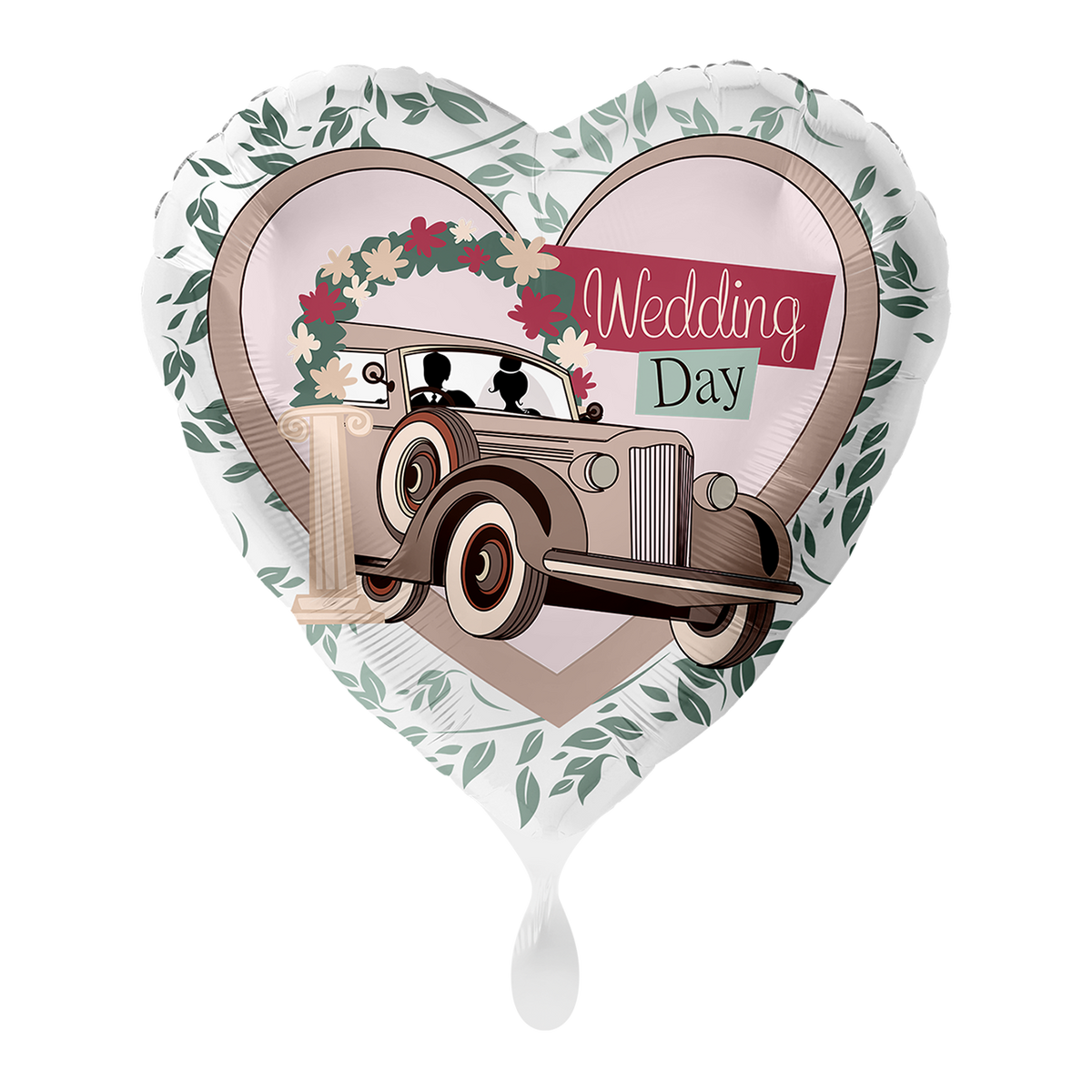 1 Ballon - Jour du mariage - FRA