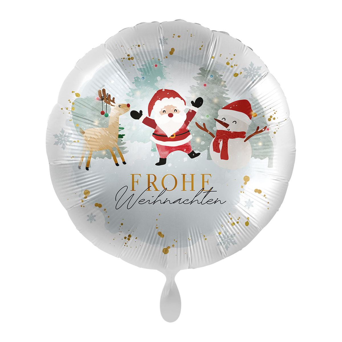 1 Ballon - Joyeux Père Noël & Amis - ALL