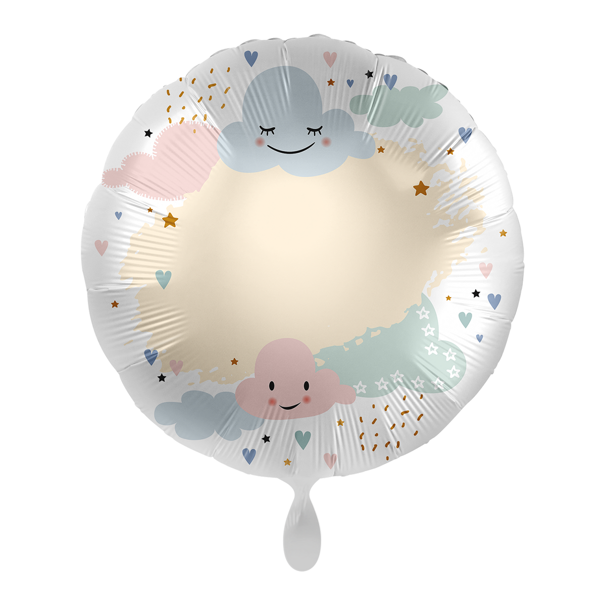 1 Ballon - Personnalisez-le - Nuages joyeux