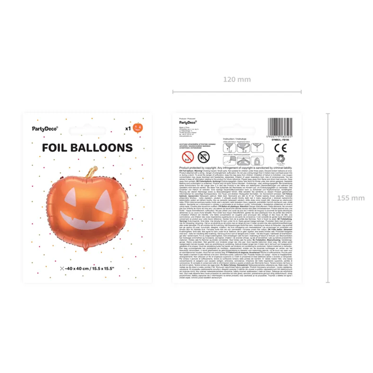 1 ballon - pompoen