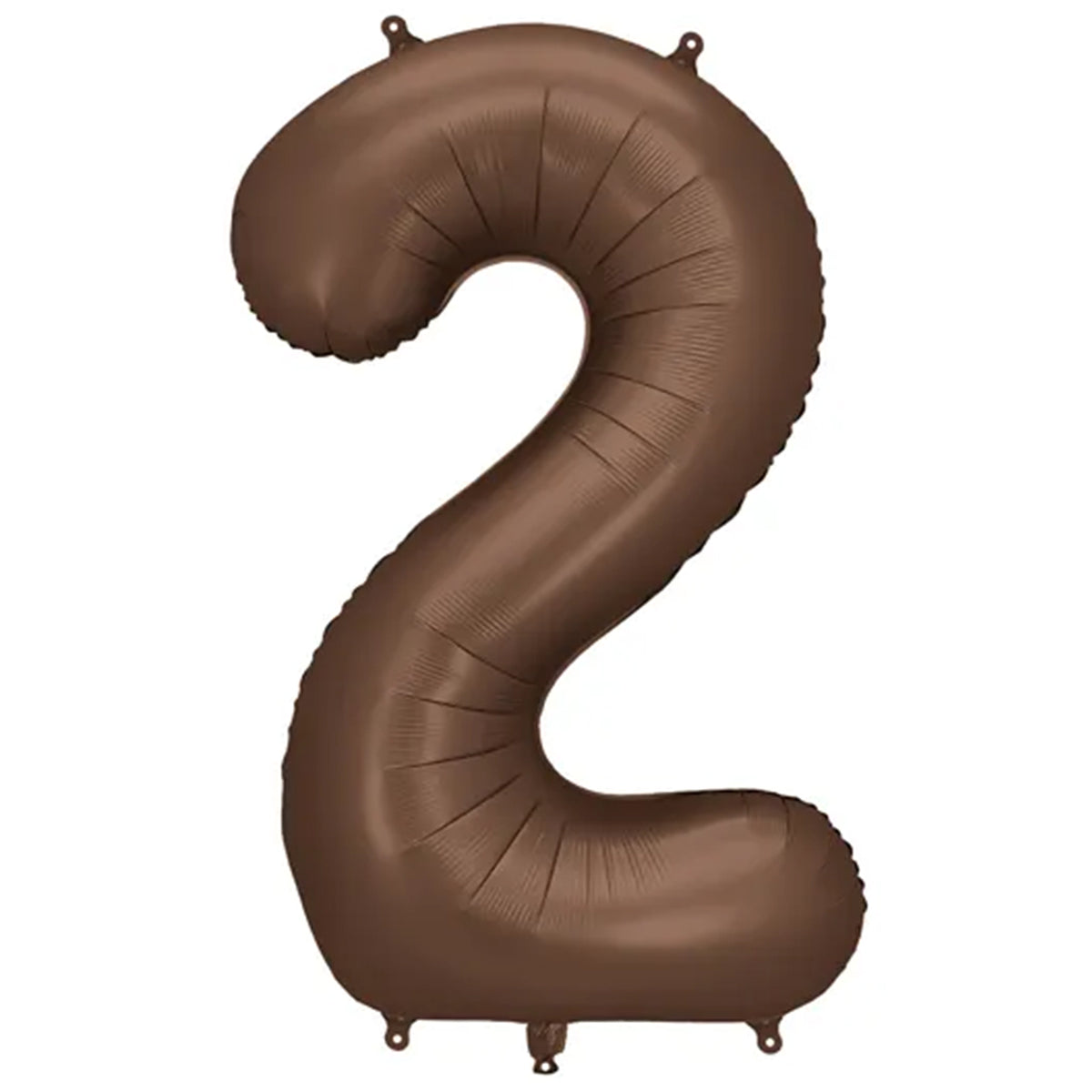 1 ballon géant - Chiffre 2 - Mocha