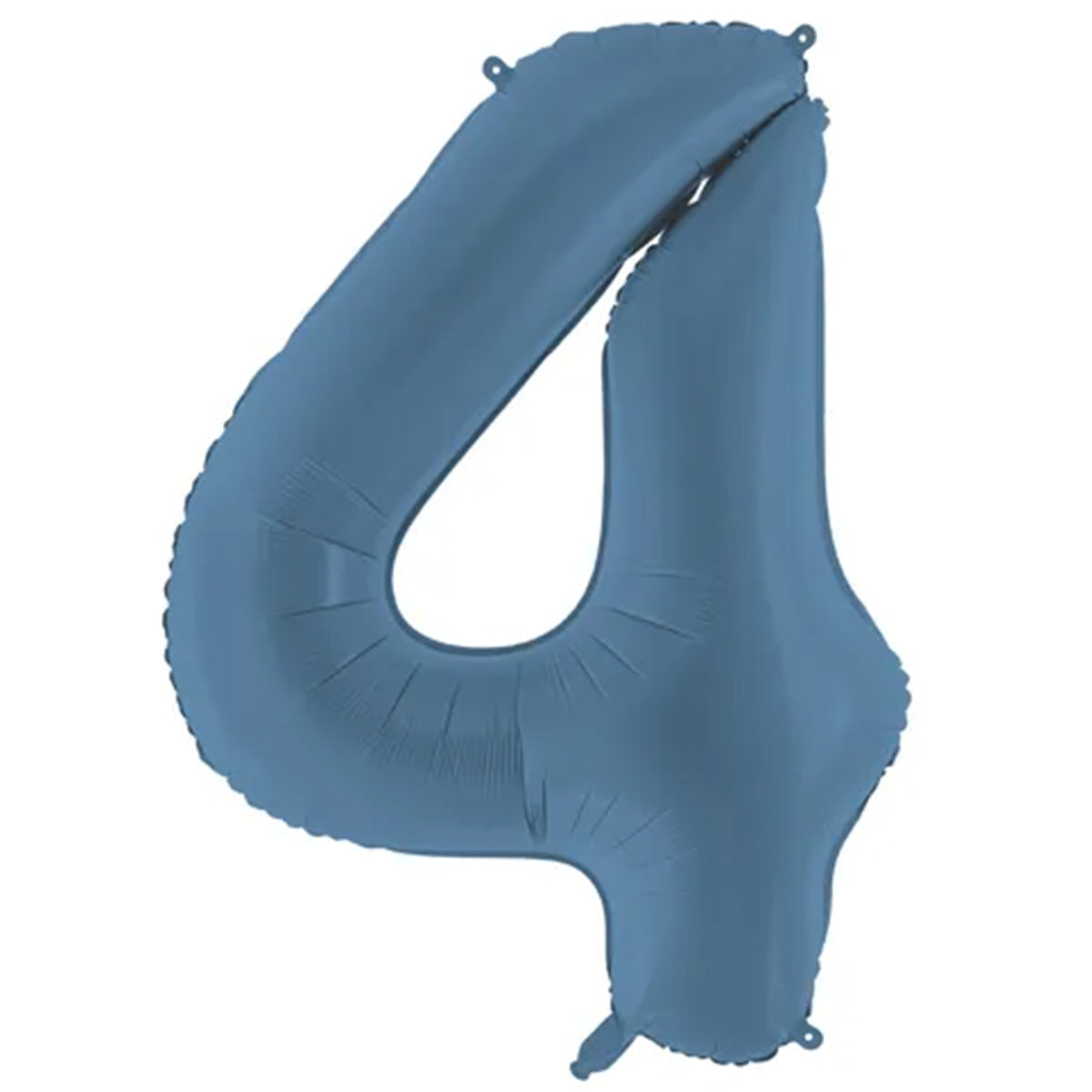 1 ballon géant - Chiffre 4 - Bleu brumeux