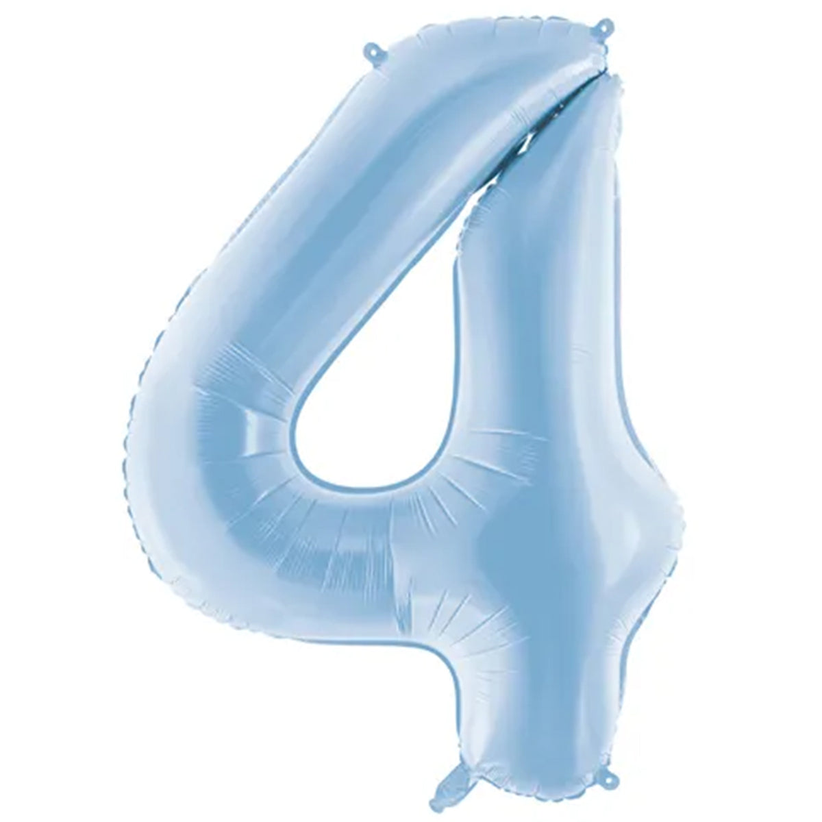 1 ballon XXL - chiffre 4 - bleu ciel