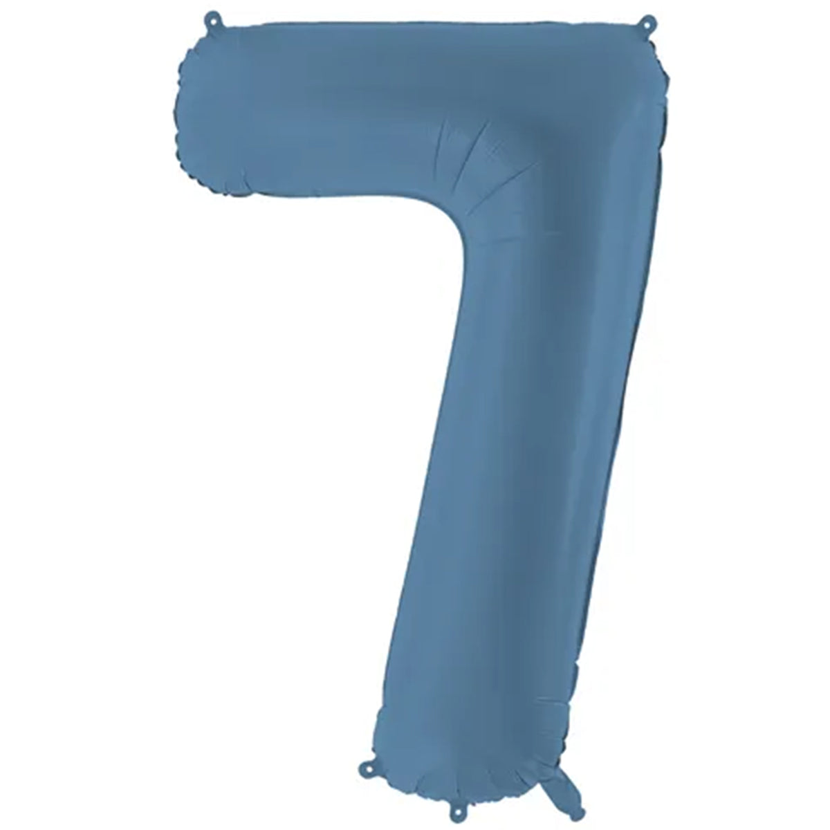 1 Ballon XXL - Cijfer 7 - Misty Blue