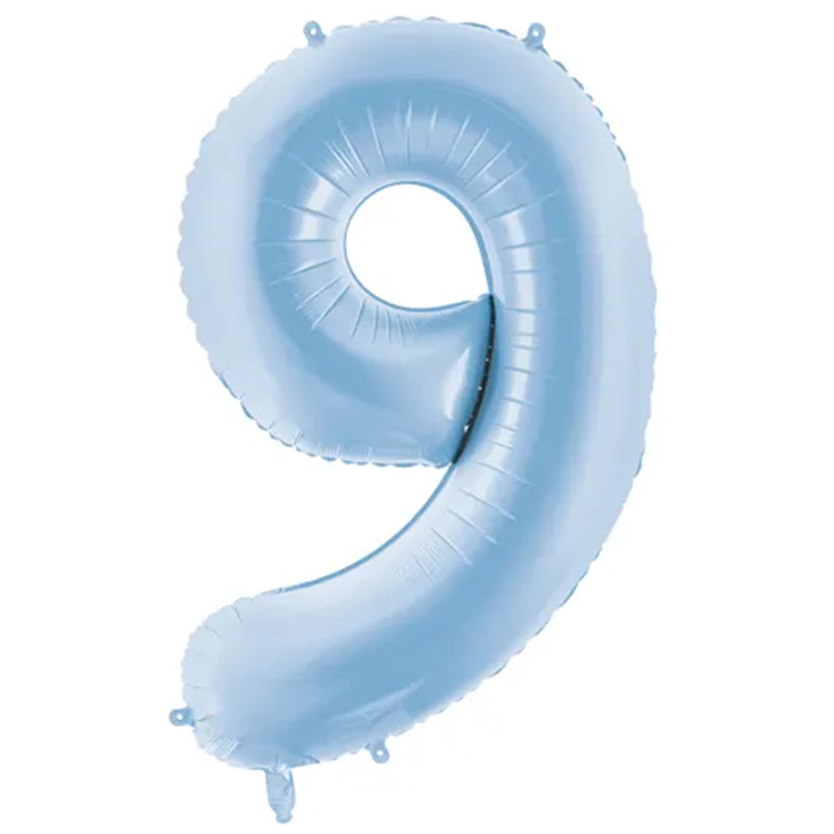 1 ballon XXL - Chiffre 9 - Bleu ciel