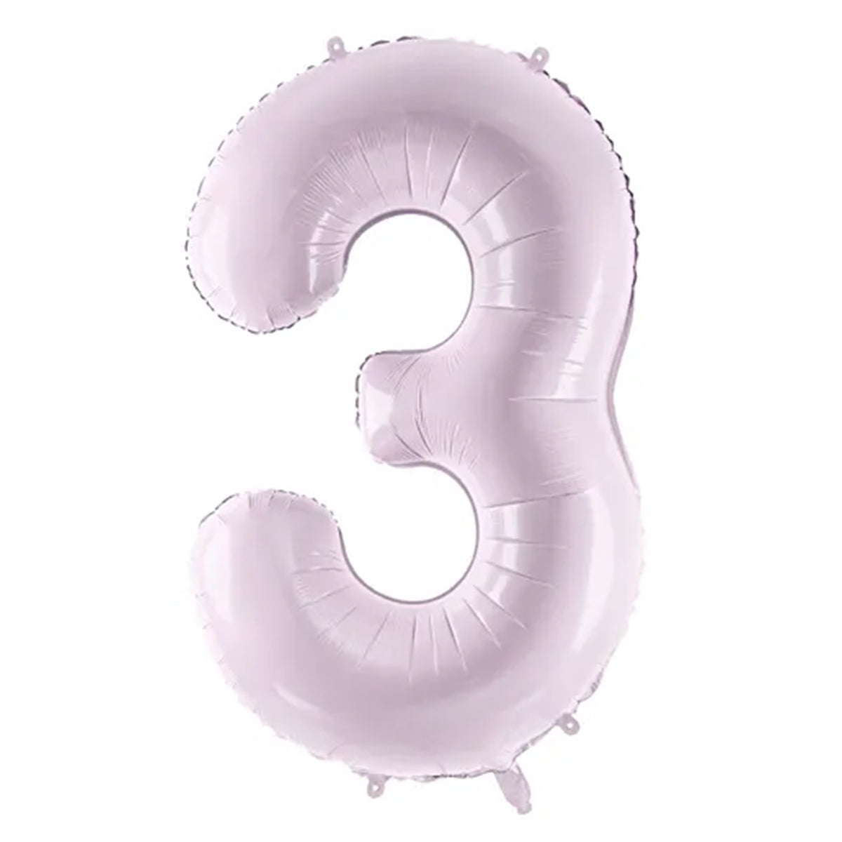 1 ballon XL - Chiffre 3 - Violet