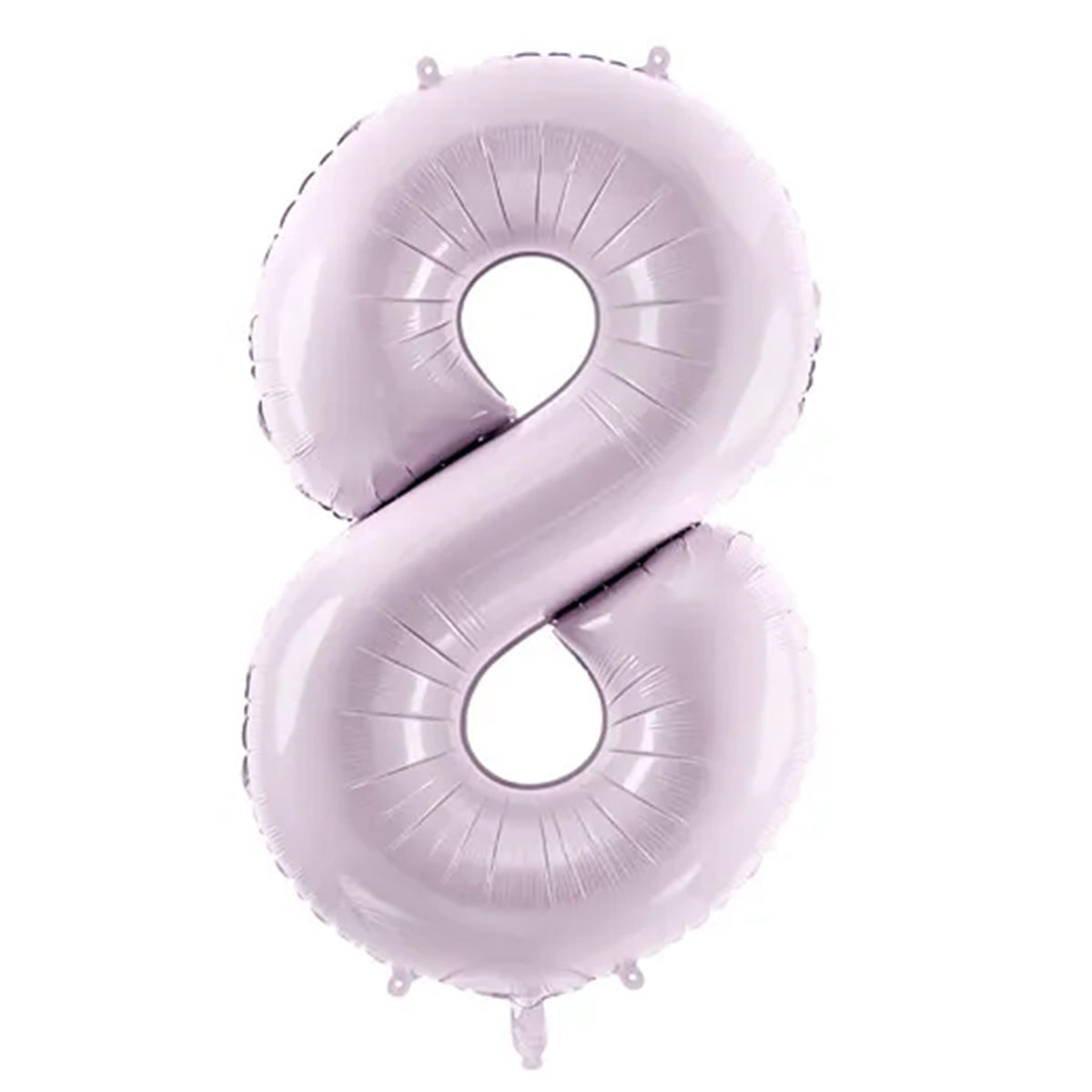 1 Ballon XL - Cijfer 8 - Lila