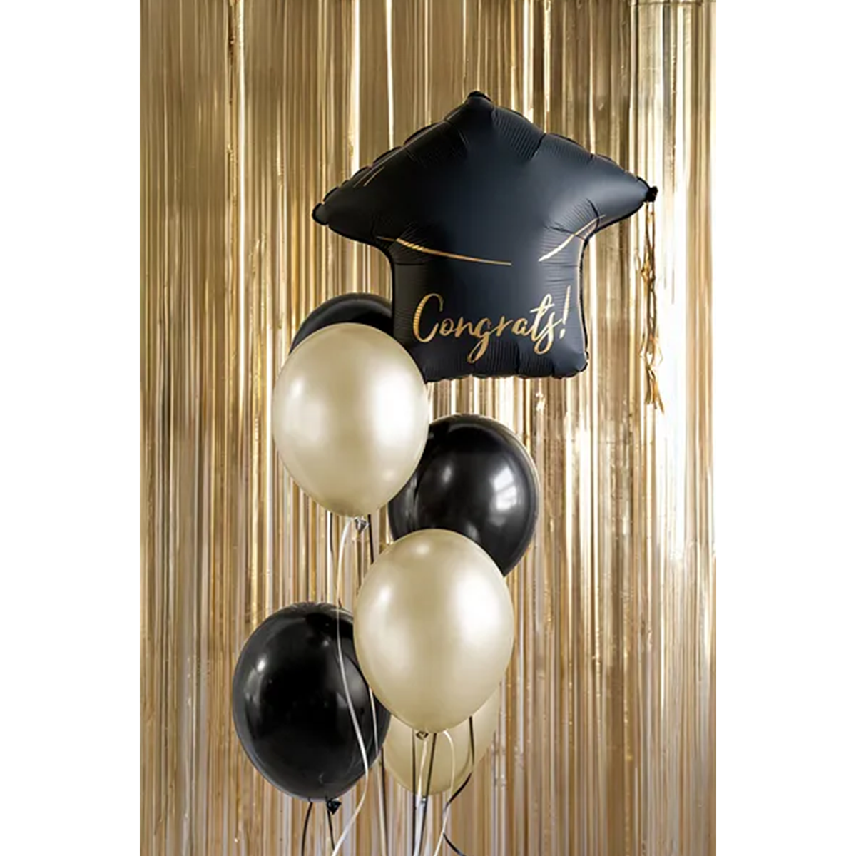 1 Ballon - Mütze Gefeliciteerd!