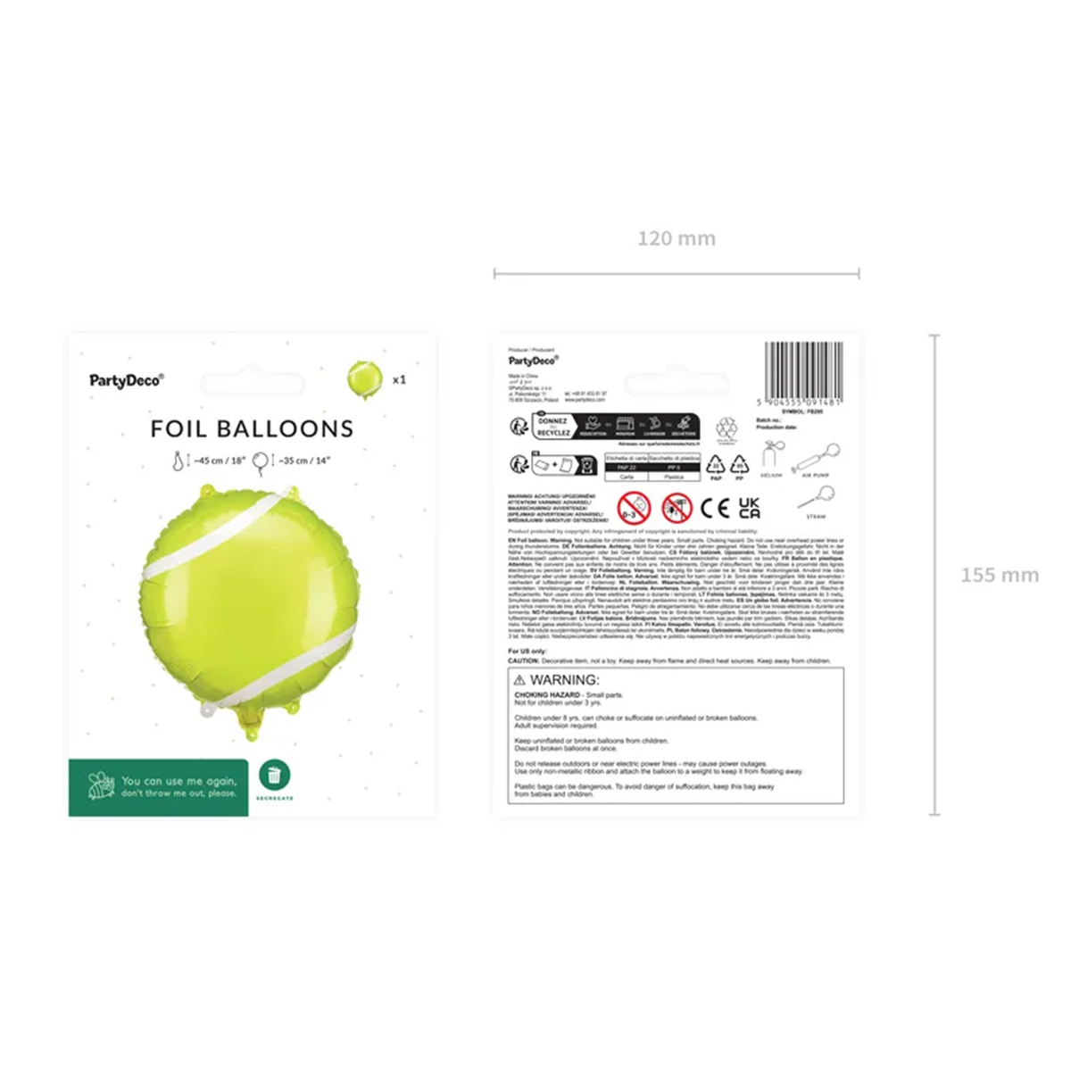 1 balle - Balle de tennis