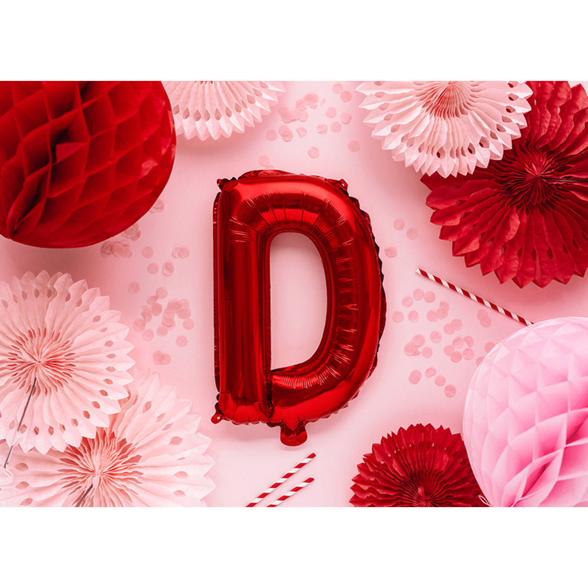 1 ballon XS - Lettre D - Rouge