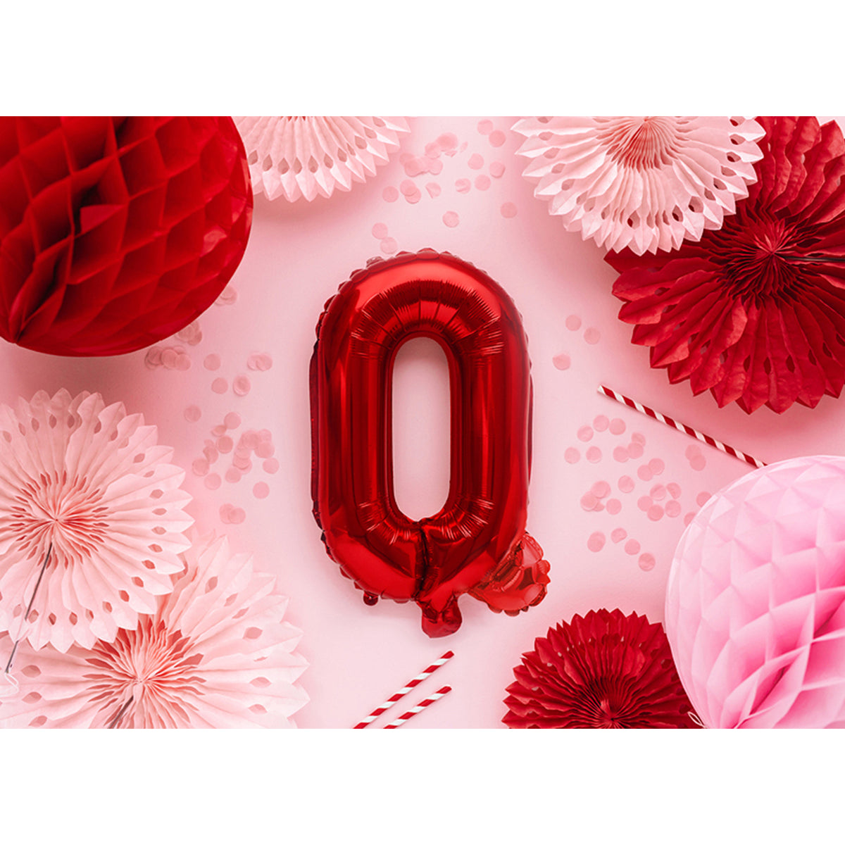 1 ballon XS - Lettre Q - Rouge