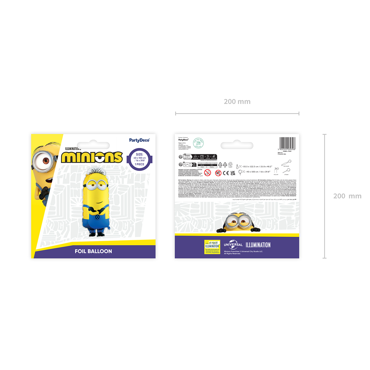 1 ballon géant - Minion Tim