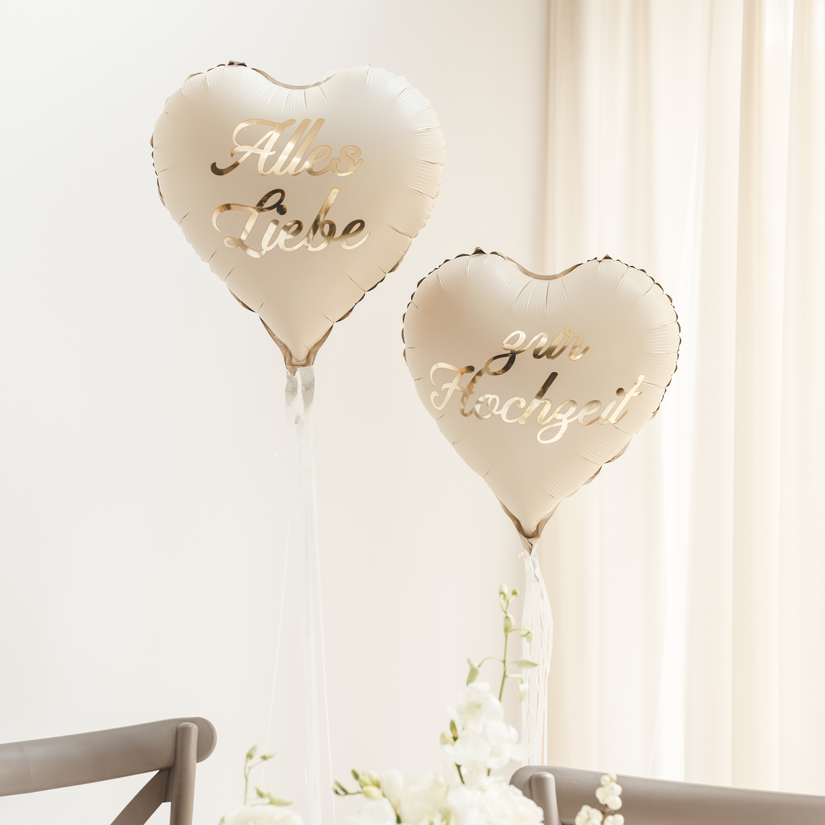 2 ballons - Plein d'amour pour votre mariage