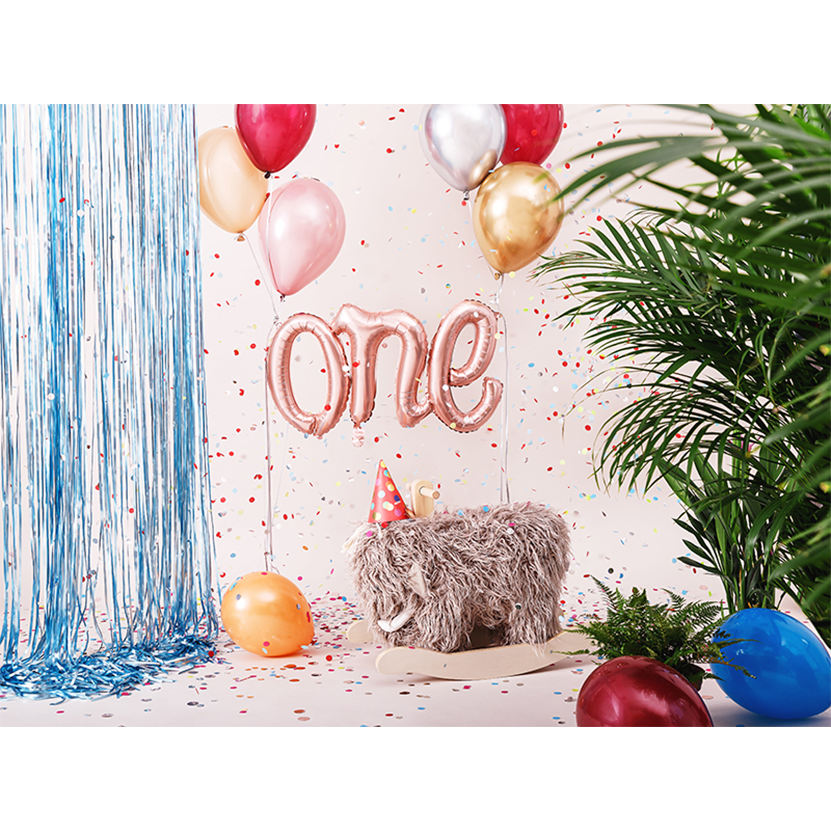 1 Ballon - Inscription - one - RoseGold