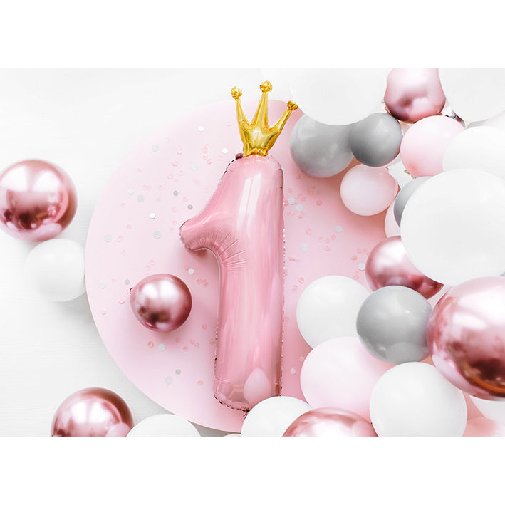 1 Ballon XXL - Chiffre 1 - Princesse
