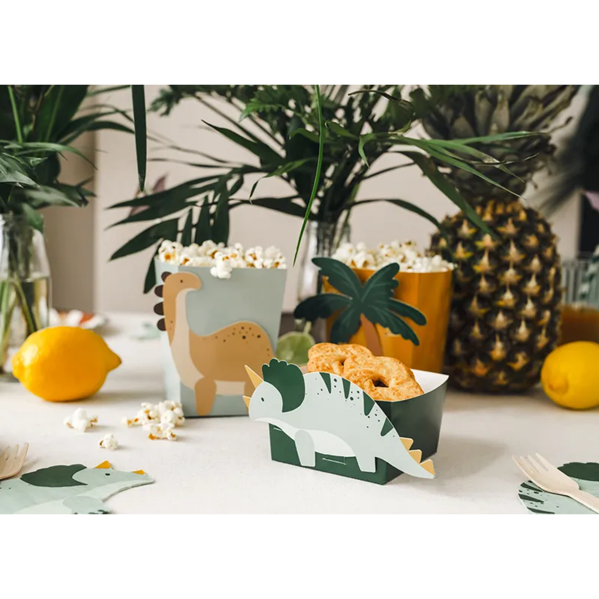 6 boîtes à goûter - Dinosaures