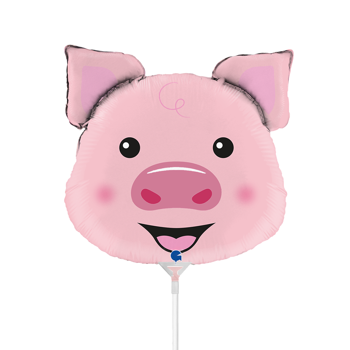 10 Mini-ballonnen luchtgevuld - Varkenskop (onverpakt)