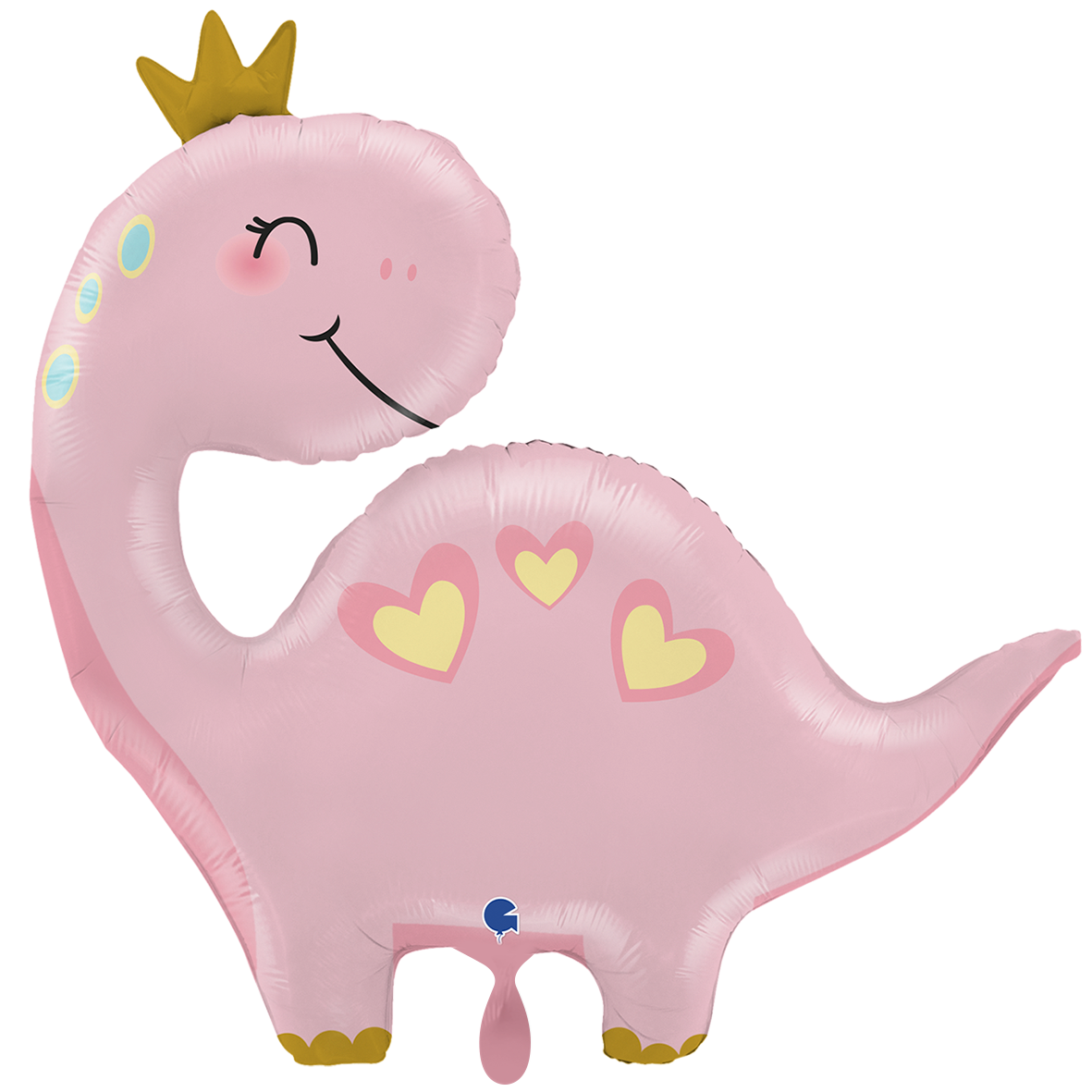 1 Ballon XXL - Dino rose
