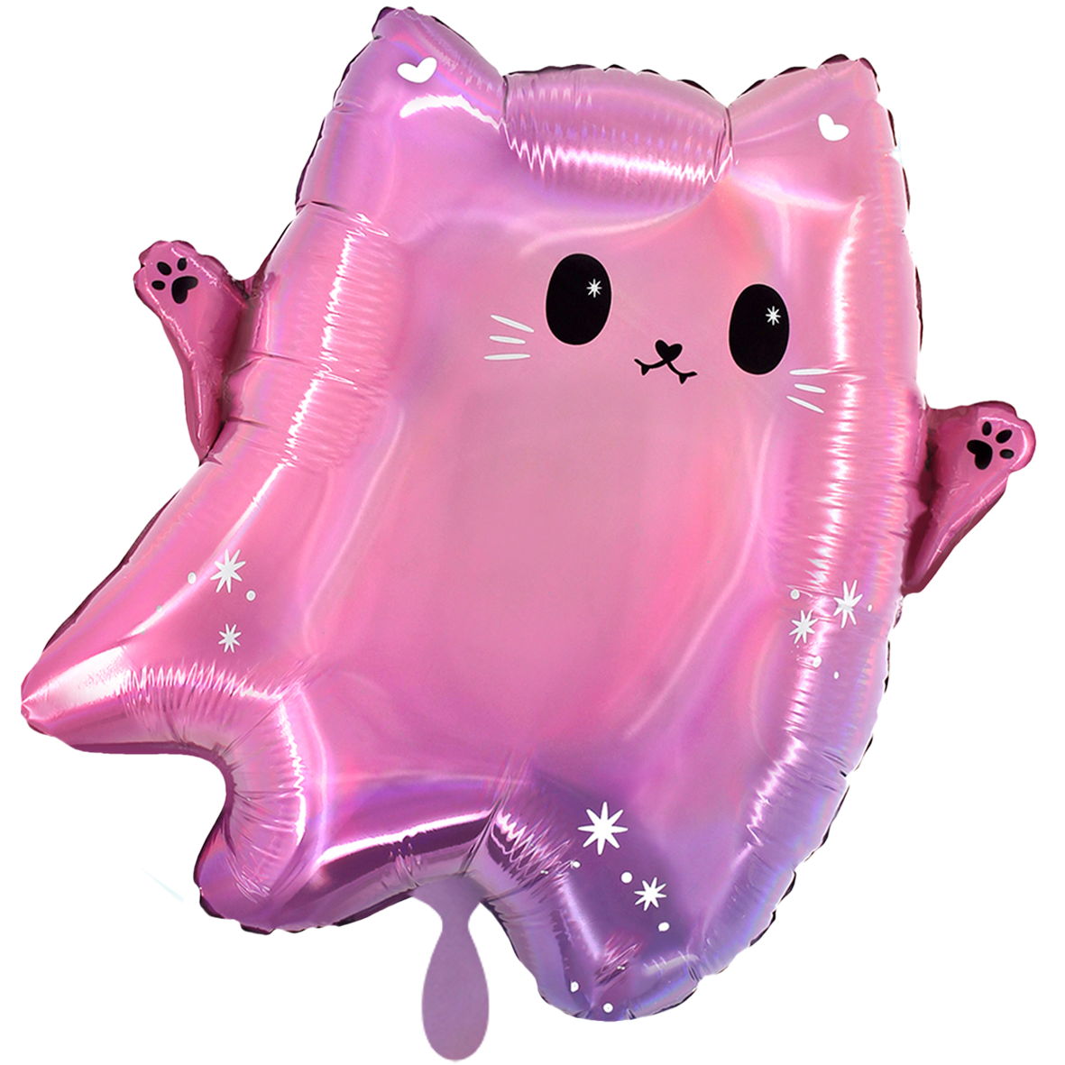 1 Ballon - Chat Fantôme Kawaii