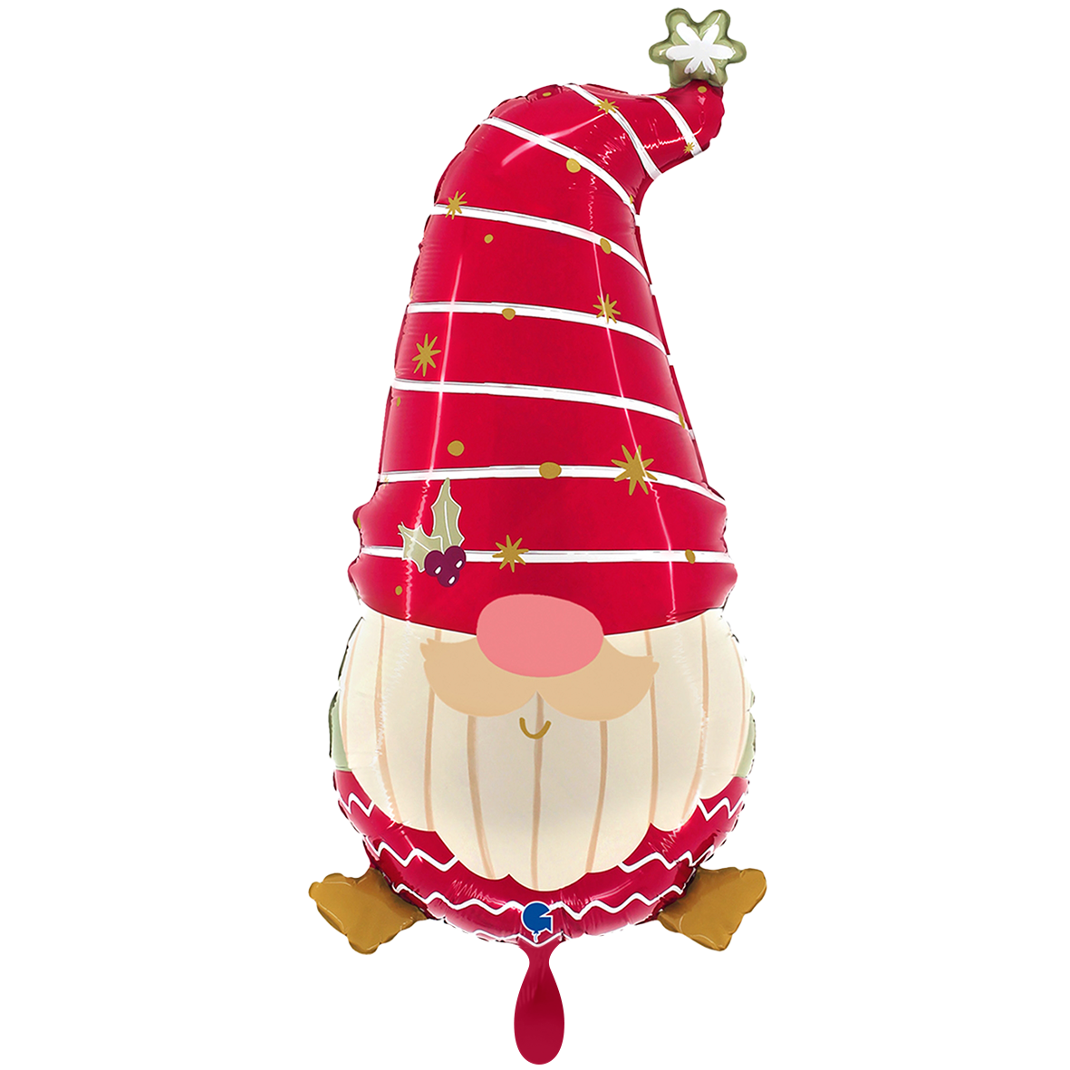 1 Ballon XXL - Kerstkabouter