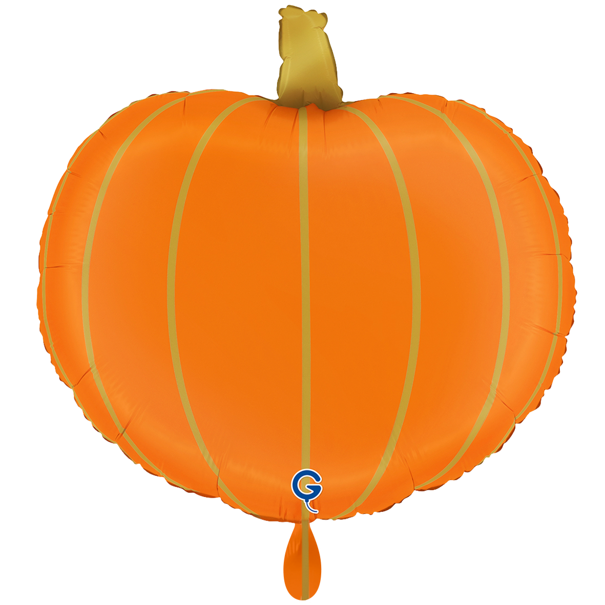 1 Ballon - Citrouille orange