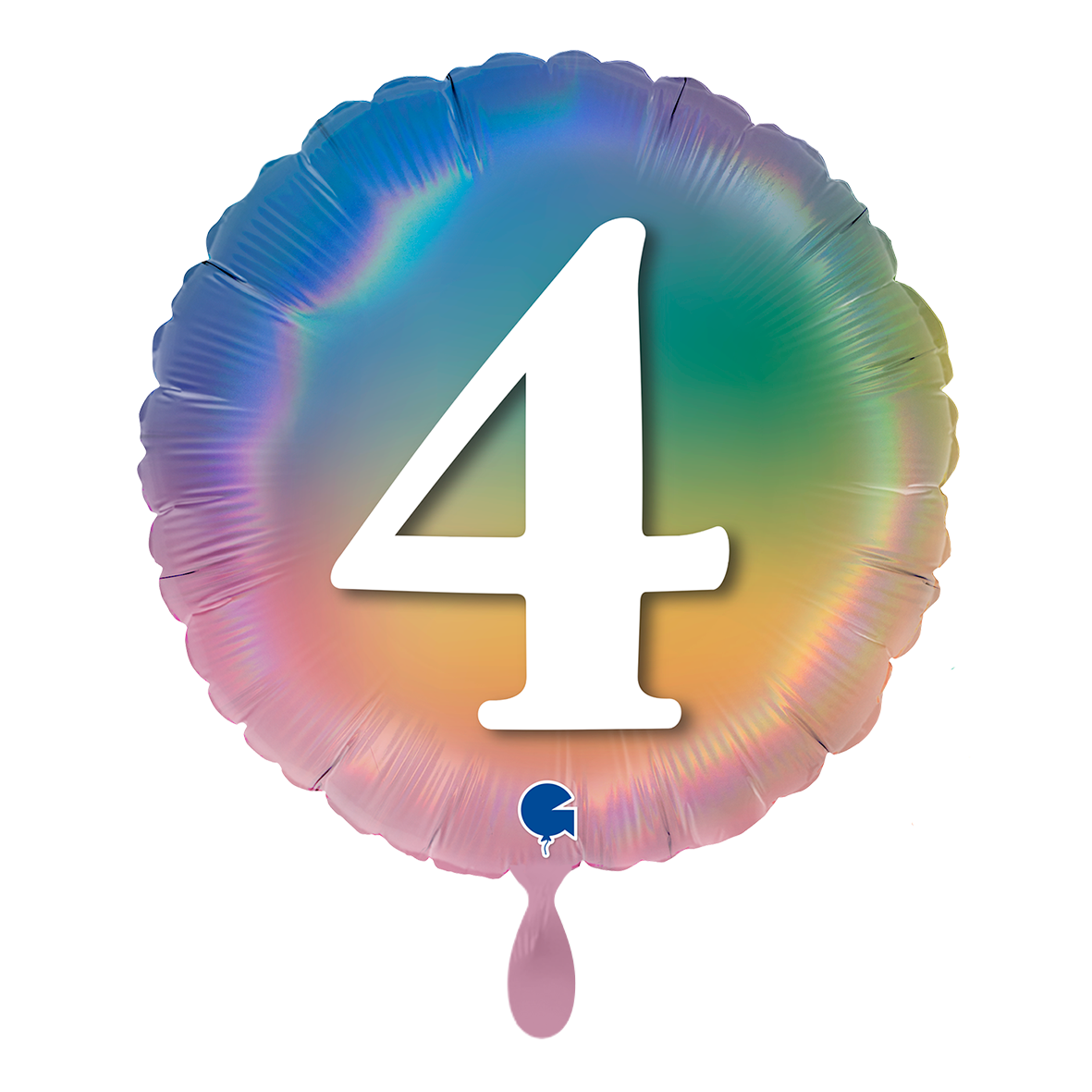 1 Ballon - Joyeux 4 Arc-en-ciel coloré
