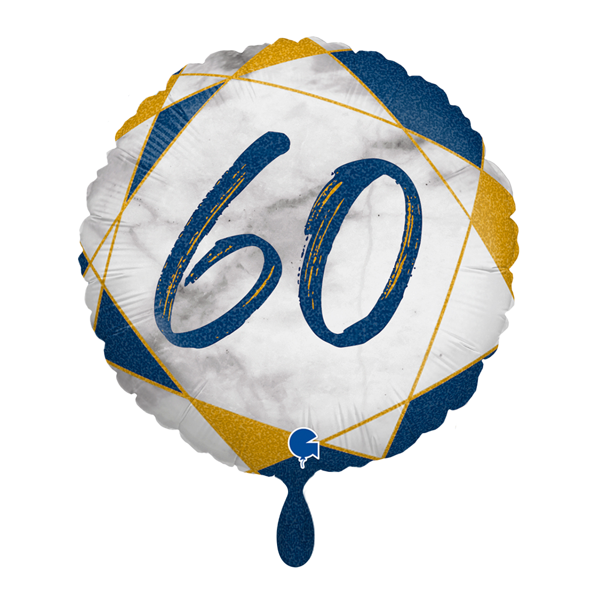1 Ballon - Marble Mate 60 Blau