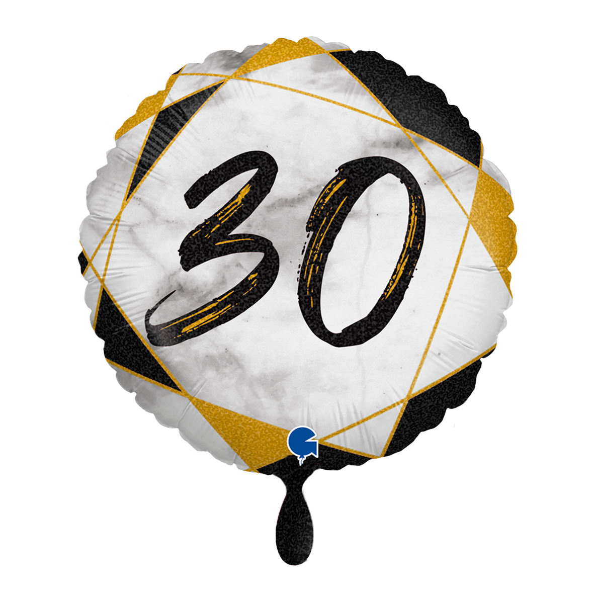 1 Ballon - Marble Mate 30 Zwart