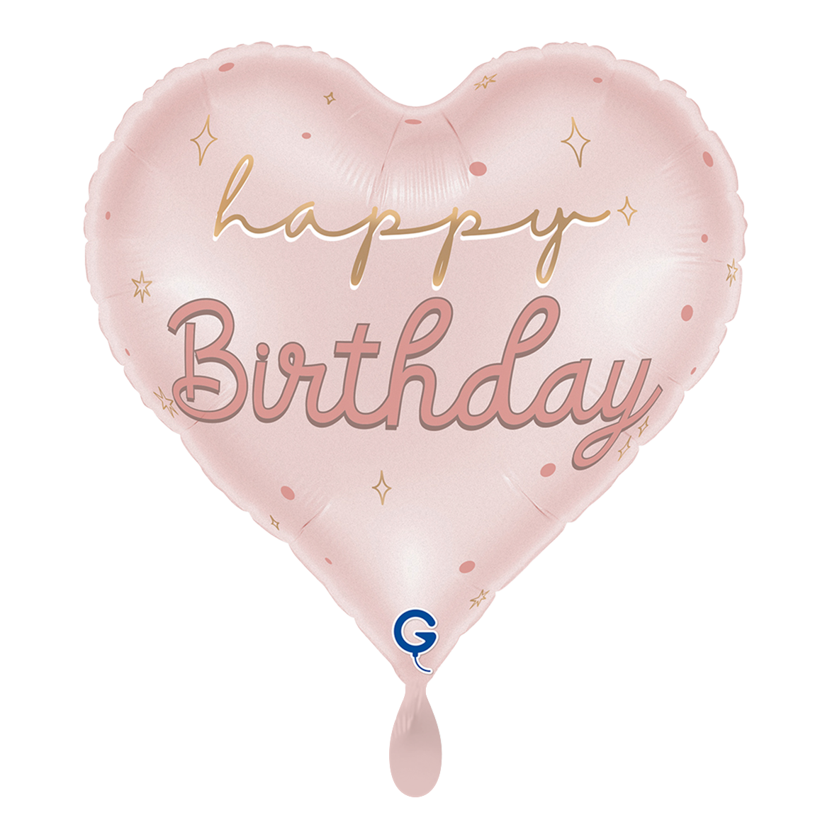 1 Ballon - Rose Joyeux Anniversaire