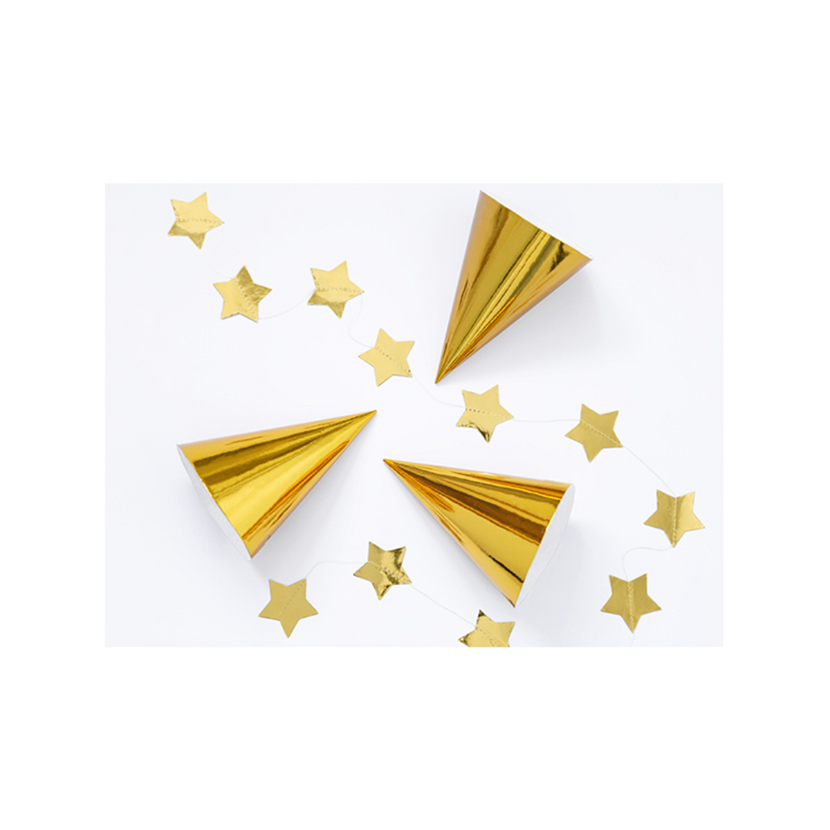 1 guirlande d'étoiles - 3,6 m - Or
