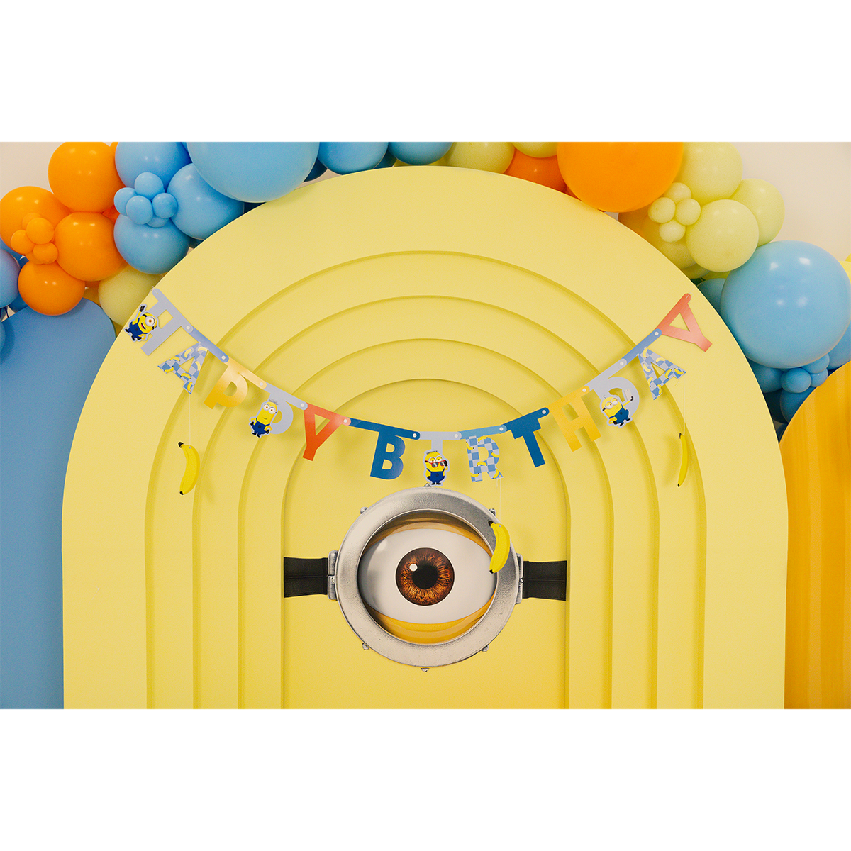 1 Guirlande Bannière - Joyeux Anniversaire Minions