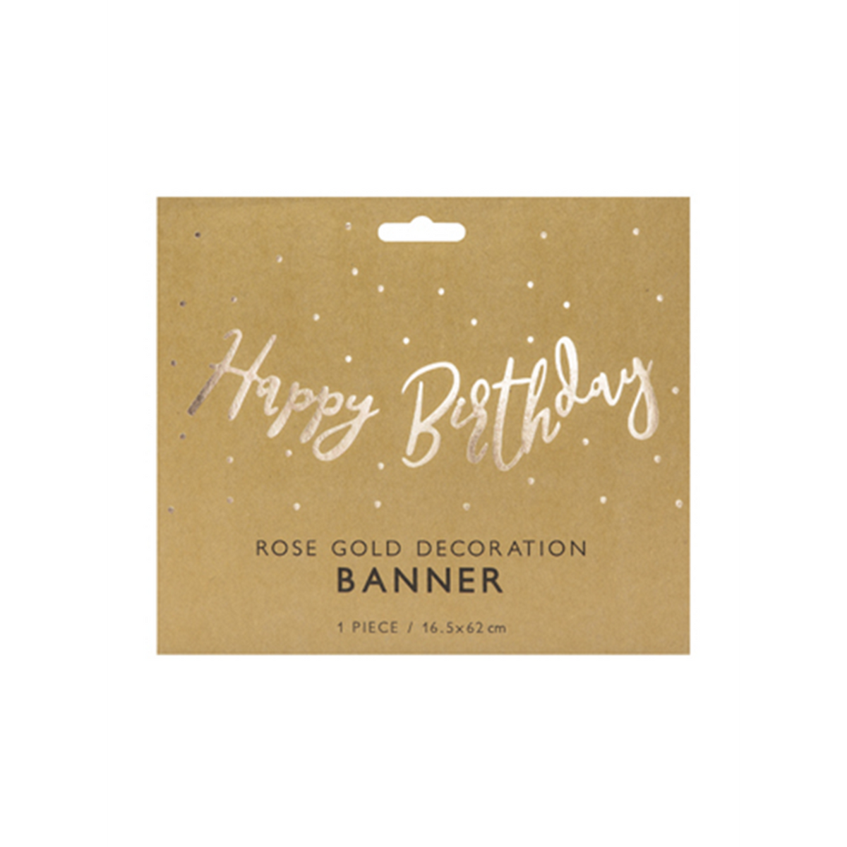 1 guirlande de bannière – Joyeux Anniversaire – Rose Doré